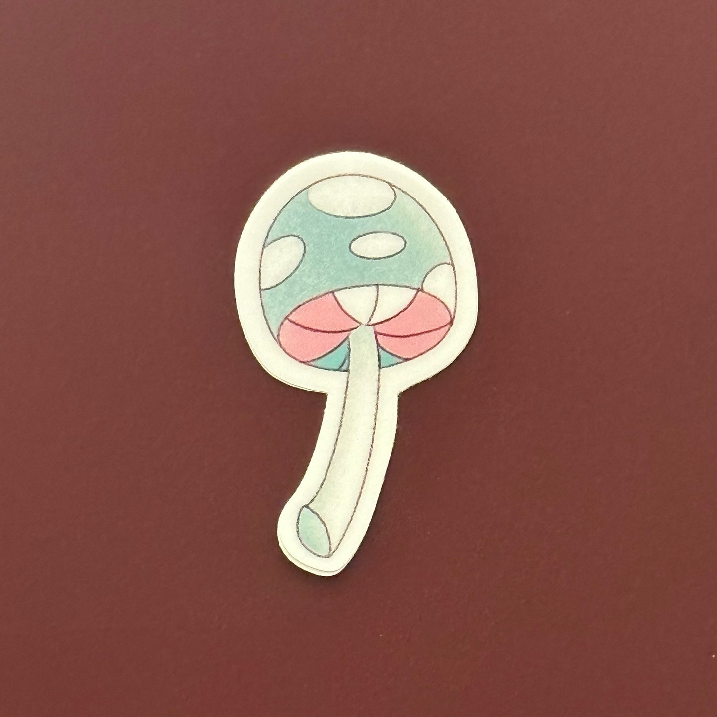 Trans Pride Mushroom