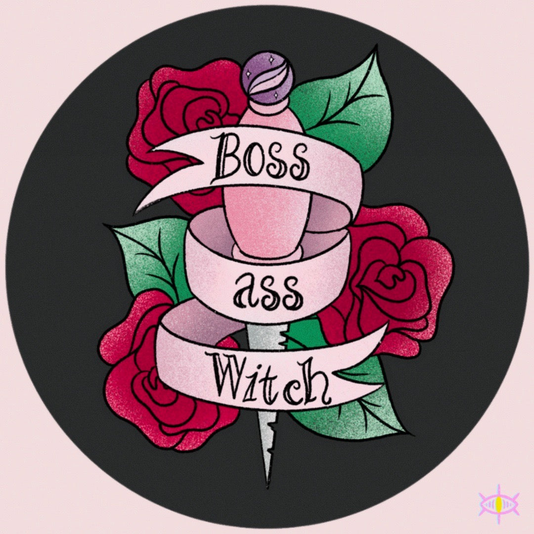 ‘Boss Ass Witch’ Vinyl Sticker