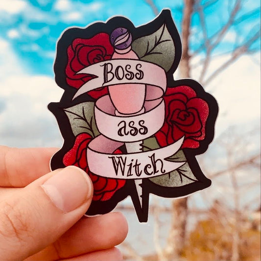 ‘Boss Ass Witch’ Vinyl Sticker