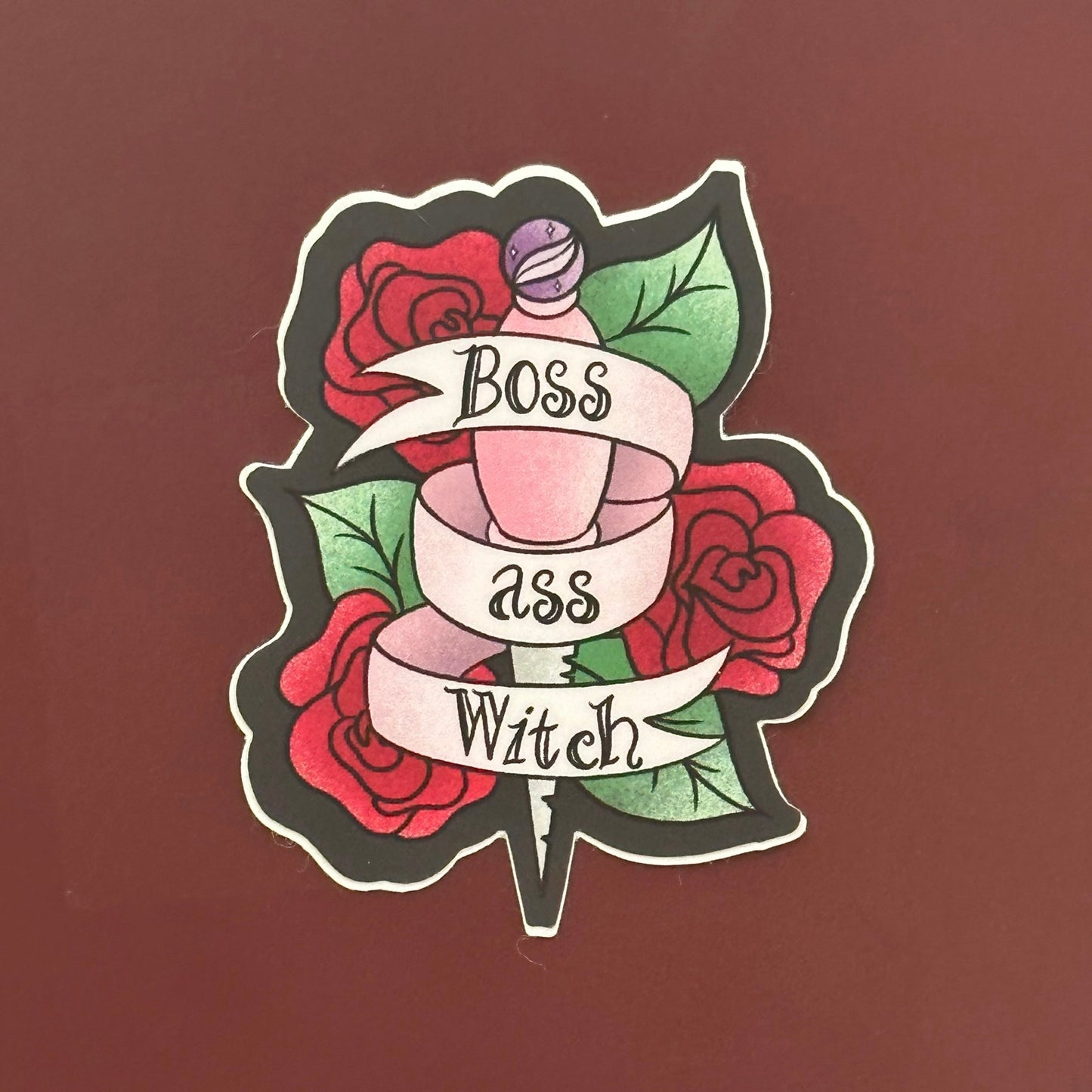 ‘Boss Ass Witch’ Vinyl Sticker